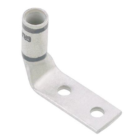 Panduit One-Hole Compression Lug, 6 AWG Max, Standard Barrel, Copper, Blue LCDX6-14AF-L